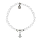 HELP by TJ Reindeer Charm with White Cats Eye Charity Bracelet