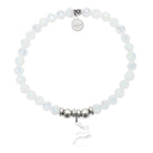 HELP by TJ Reindeer Charm with White Crystal Charity Bracelet