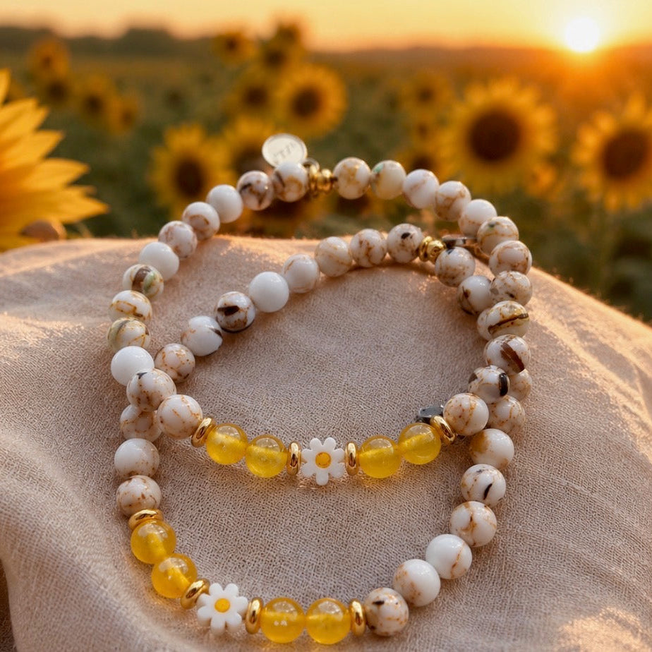 HELP by TJ September Limited Edition Sunflower Soul Bracelet