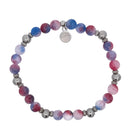 HELP by TJ Silver with America Jade Gemstone Bracelet