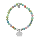 HELP by TJ Sister Charm with Pastel Jade Charity Bracelet