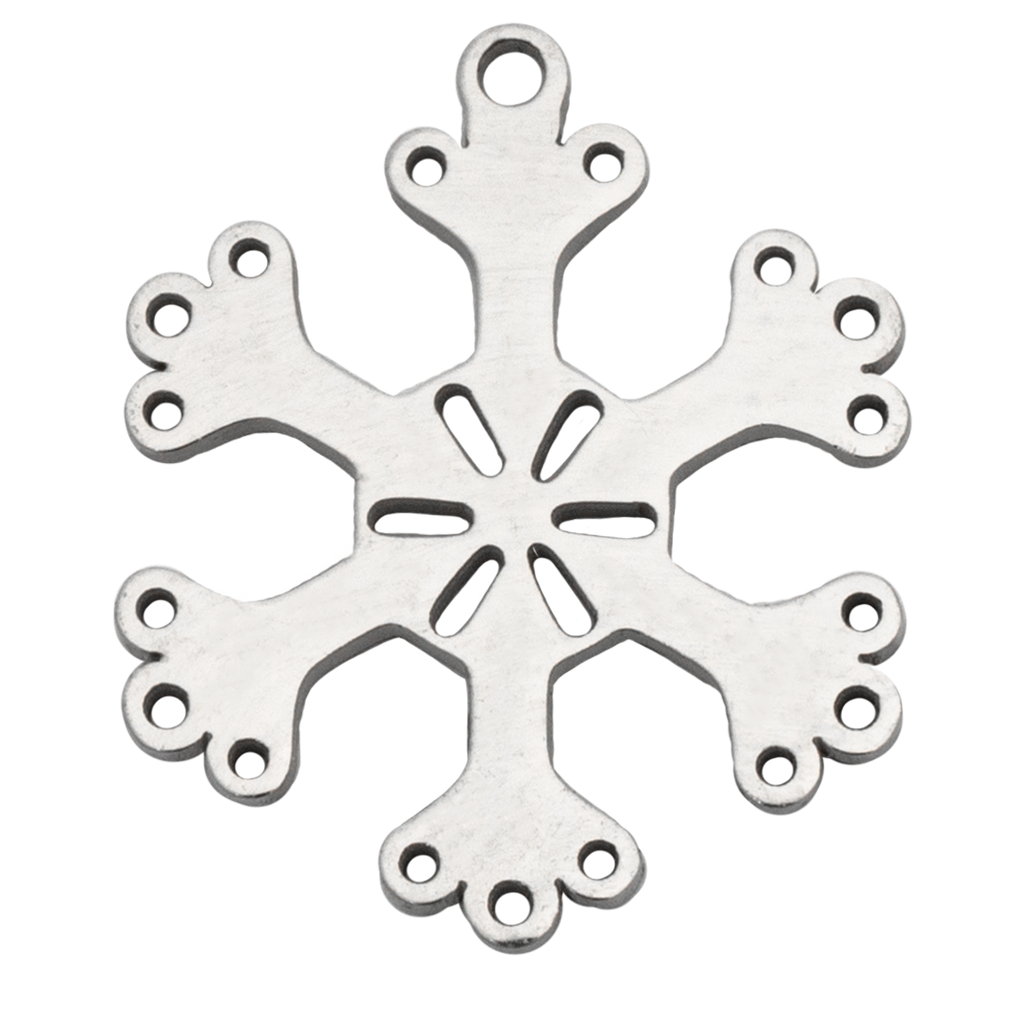 HELP by TJ Snowflake Charm with Holiday Jade Charity Bracelet