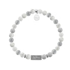 HELP by TJ St. Jude Collection: Flower Bar with Howlite Charity Bracelet