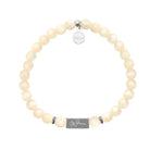 HELP by TJ St. Jude Collection: Flower Bar with Natural Selenite Charity Bracelet