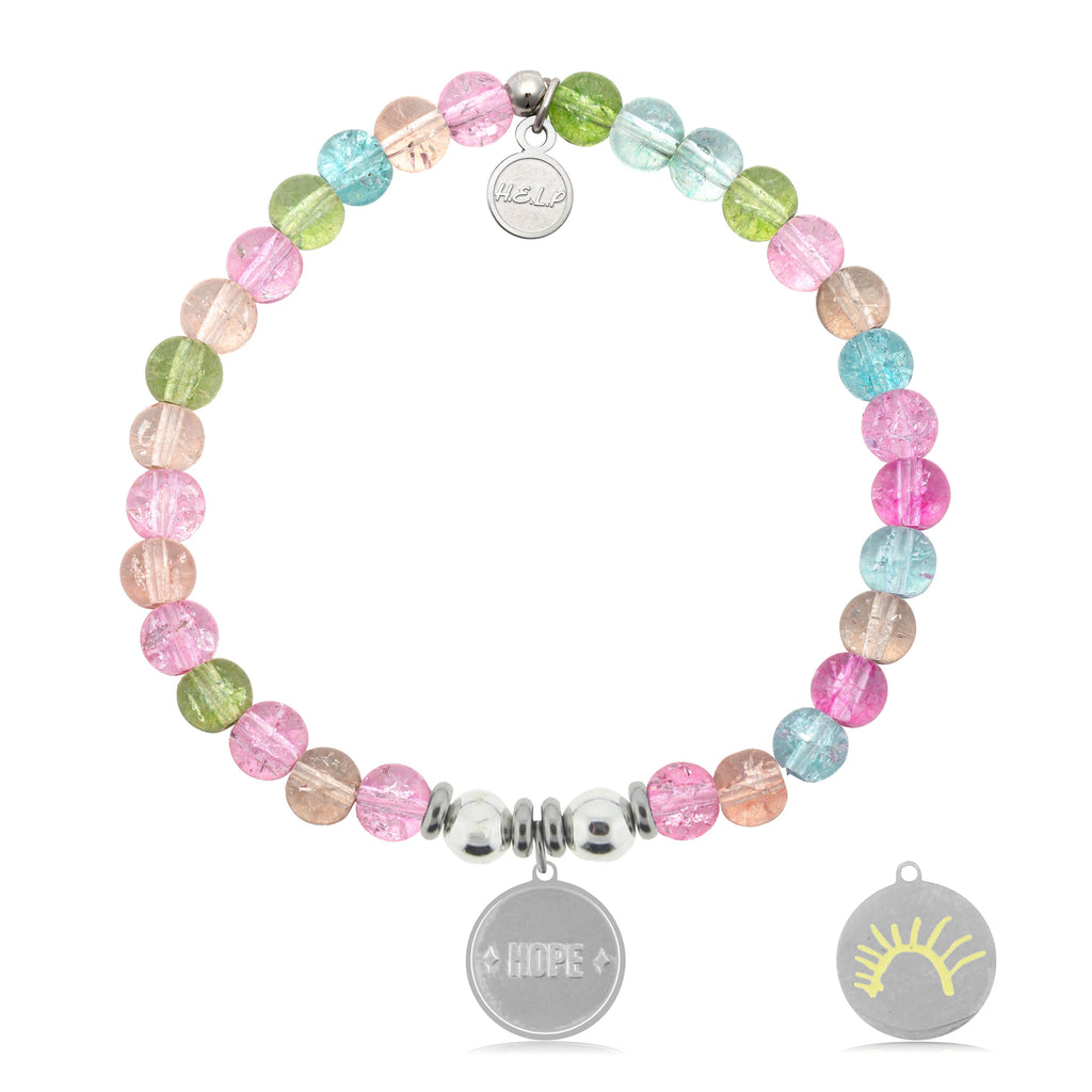 HELP by TJ St. Jude Collection: Sun Charm with Kaleidoscope Crystal Charity Bracelet