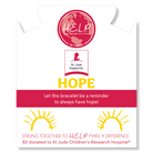 HELP by TJ St. Jude Collection: Sun Charm with Kaleidoscope Crystal Charity Bracelet