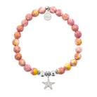 HELP by TJ Starfish Cutout Charm with Lemonade Jade Charity Bracelet