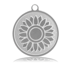 HELP by TJ Sunflower Charm with Cherry Jade Charity Bracelet