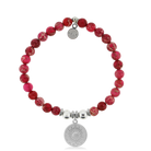 HELP by TJ Sunny Days Charm with Cranberry Jasper Charity Bracelet