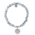 HELP by TJ Sunny Days Charm with Grey Opalescent Charity Bracelet