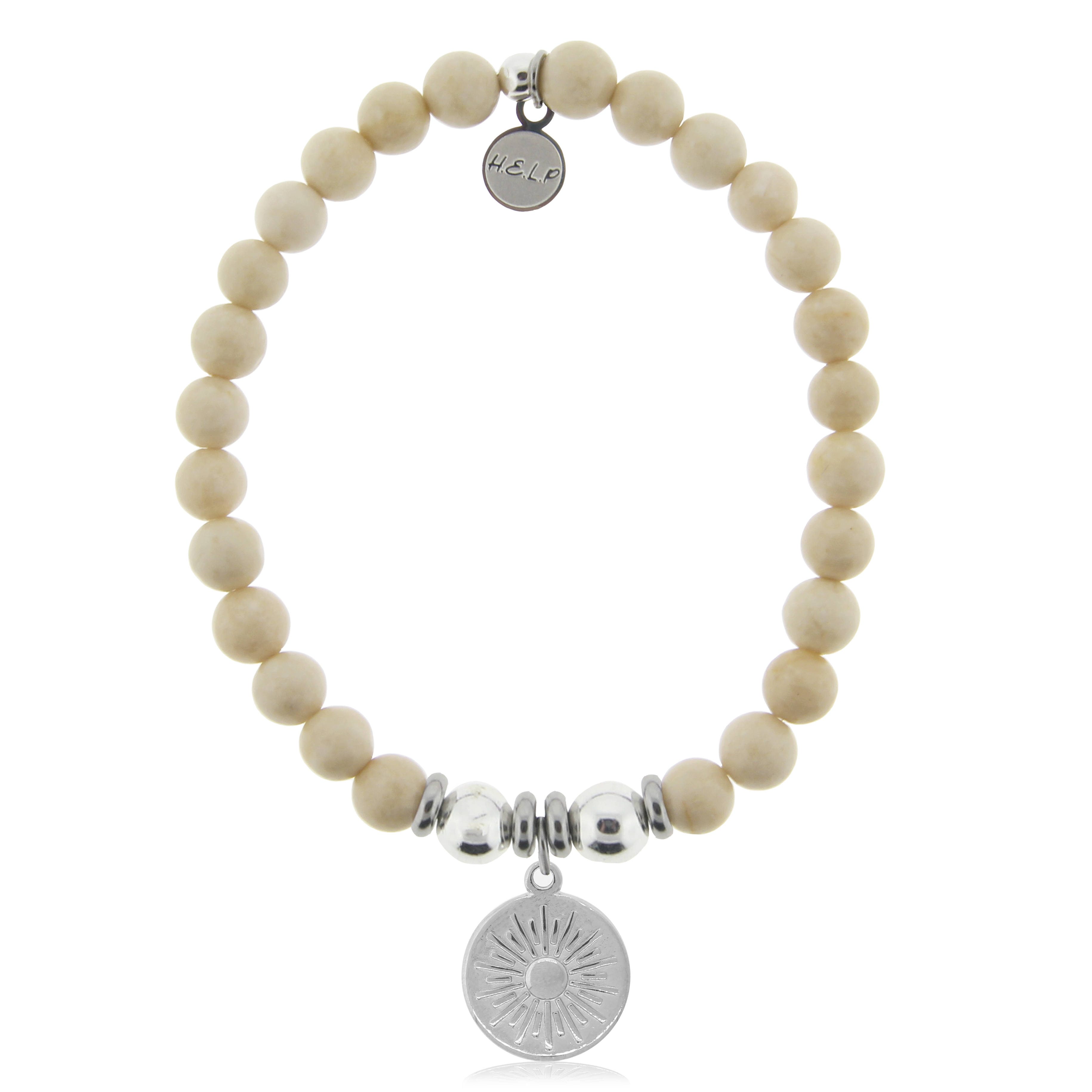 HELP by TJ Sunny Days Charm with Riverstone Charity Bracelet