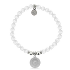 HELP by TJ Sunny Days Charm with White Cats Eye Charity Bracelet