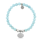 HELP by TJ Sunrise Charm with Larimar Magnesite Charity Bracelet