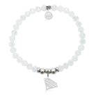 HELP by TJ Super Mom Charm with White Crystal Charity Bracelet