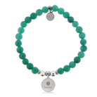 HELP by TJ Teacher Charm with Caribbean Jade Charity Bracelet