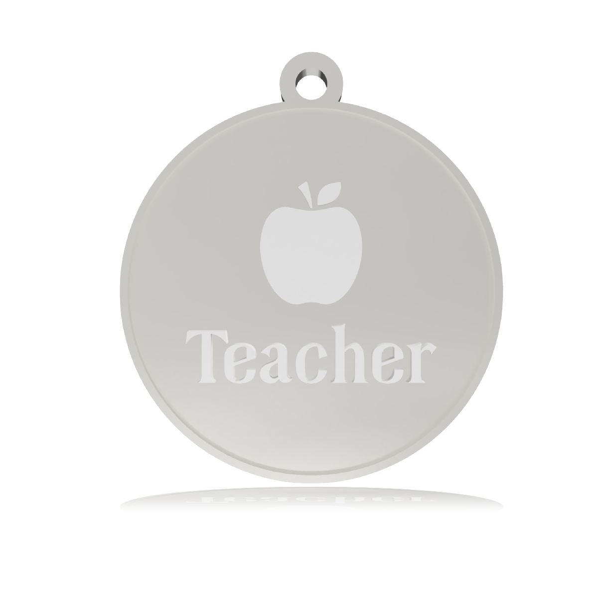 HELP by TJ Teacher Charm with Grey Stripe Agate Charity Bracelet