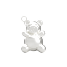 HELP by TJ Teddy Bear Charm with Zebra Jade Charity Bracelet