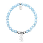 HELP by TJ Thank You Charm with Blue Selenite Charity Bracelet