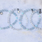 HELP by TJ The Giving Bracelet: Light Blue Quartz Stacker