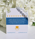 HELP by TJ The Giving Bracelet: White Cats Eye Charity Stacker