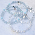 HELP by TJ The Giving Bracelet: White Cats Eye Stacker