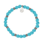 HELP by TJ The Jimmy Fund Charity Bracelet: Silver with Blue Amazonite Charity Soul Stacker