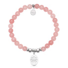 HELP by TJ Thinking of You Charm with Pink Jade Charity Bracelet