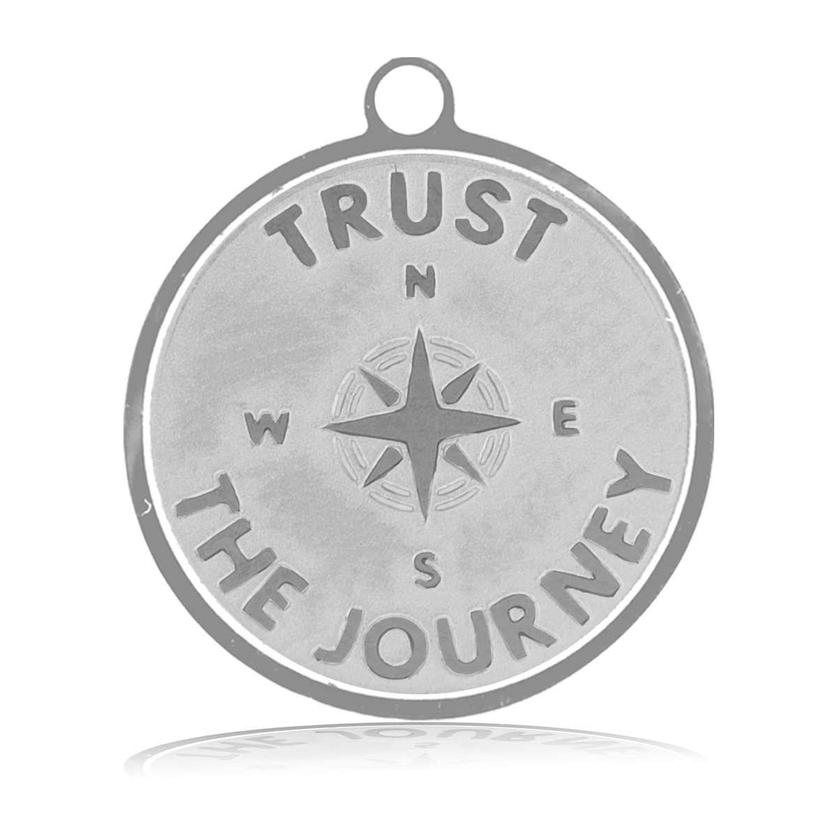 HELP by TJ Trust the Journey Charm with Grey Opalescent Charity Bracelet