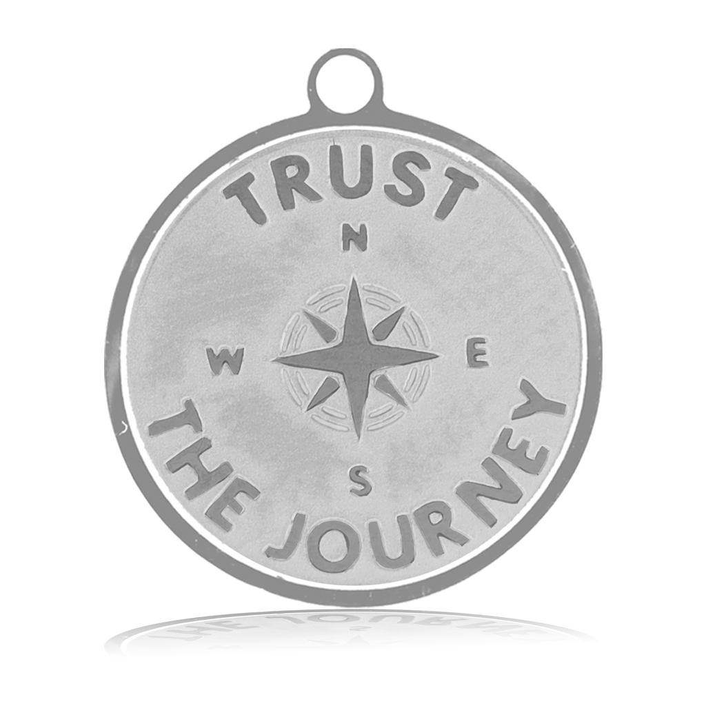 HELP by TJ Trust the Journey Charm with Grey Opalescent Charity Bracelet