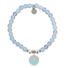 HELP by TJ Wave Enamel Charm with Opalite Charity Bracelet