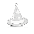 HELP by TJ Witch Hat Charm with Aqua Crystal Charity Bracelet