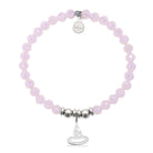 HELP by TJ Witch Hat Charm with Pink Crystal Charity Bracelet