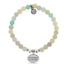 HELP by TJ World Central Kitchen Charm with Green Yellow Jade Bracelet