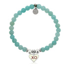 HELP by TJ XO with Baby Blue Quartz Charity Bracelet