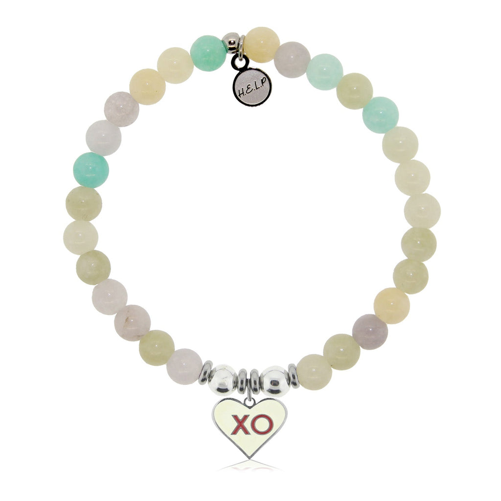 HELP by TJ XO with Green Yellow Jade Charity Bracelet