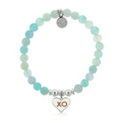 HELP by TJ XO with Light Blue Agate Charity Bracelet