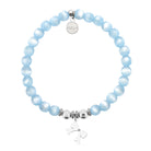 HELP by TJ You Are A Gift Charm with Blue Selenite Charity Bracelet