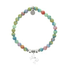 HELP by TJ You Are A Gift Charm with Pastel Magnesite Charity Bracelet
