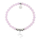 HELP by TJ You Are A Gift Charm with Pink Crystal Charity Bracelet