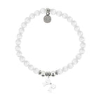 HELP by TJ You Are A Gift Charm with White Cats Eye Charity Bracelet