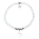 HELP by TJ You Are A Gift Charm with White Crystal Charity Bracelet