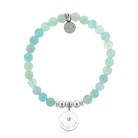HELP by TJ You Got This Charm with Light Blue Agate Charity Bracelet