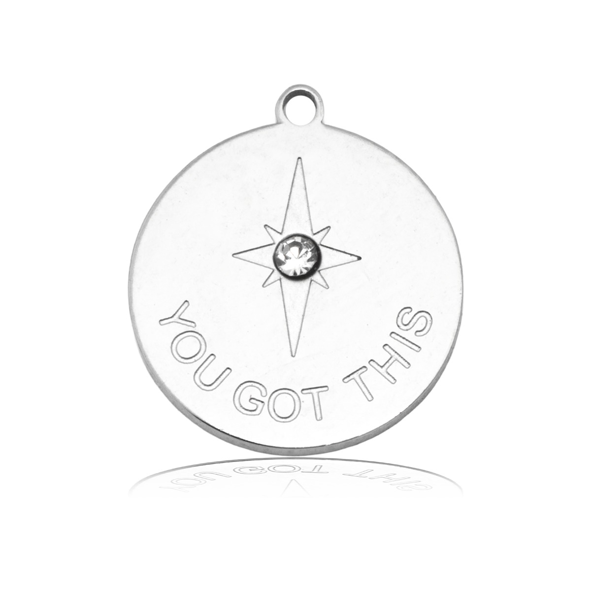 HELP by TJ You Got This Charm with Purple Cats Eye Charity Bracelet