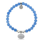 HELP by TJ Beach Bum Charm with Azure Blue Jade Charity Bracelet