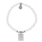 HELP by TJ Cross Charm with White Cat Eye Charity Bracelet