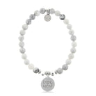 HELP by TJ Dog Mom Charm with Howlite Beads Charity Bracelet