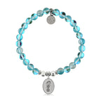 HELP by TJ Flip Flop Charm with Light Blue Opalescent Charity Bracelet