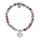 HELP by TJ Great Outdoors Charm with Holiday Jade Beads Charity Bracelet