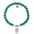 HELP by TJ Guardian Charm with Green Howlite Charity Bracelet