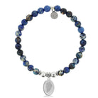 HELP by TJ Guardian Charm with Royal Blue Jasper Charity Bracelet